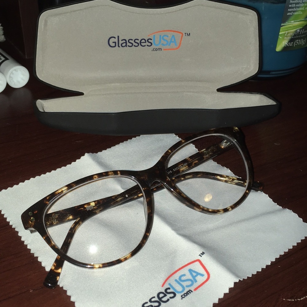 Prescription cat eyeglasses